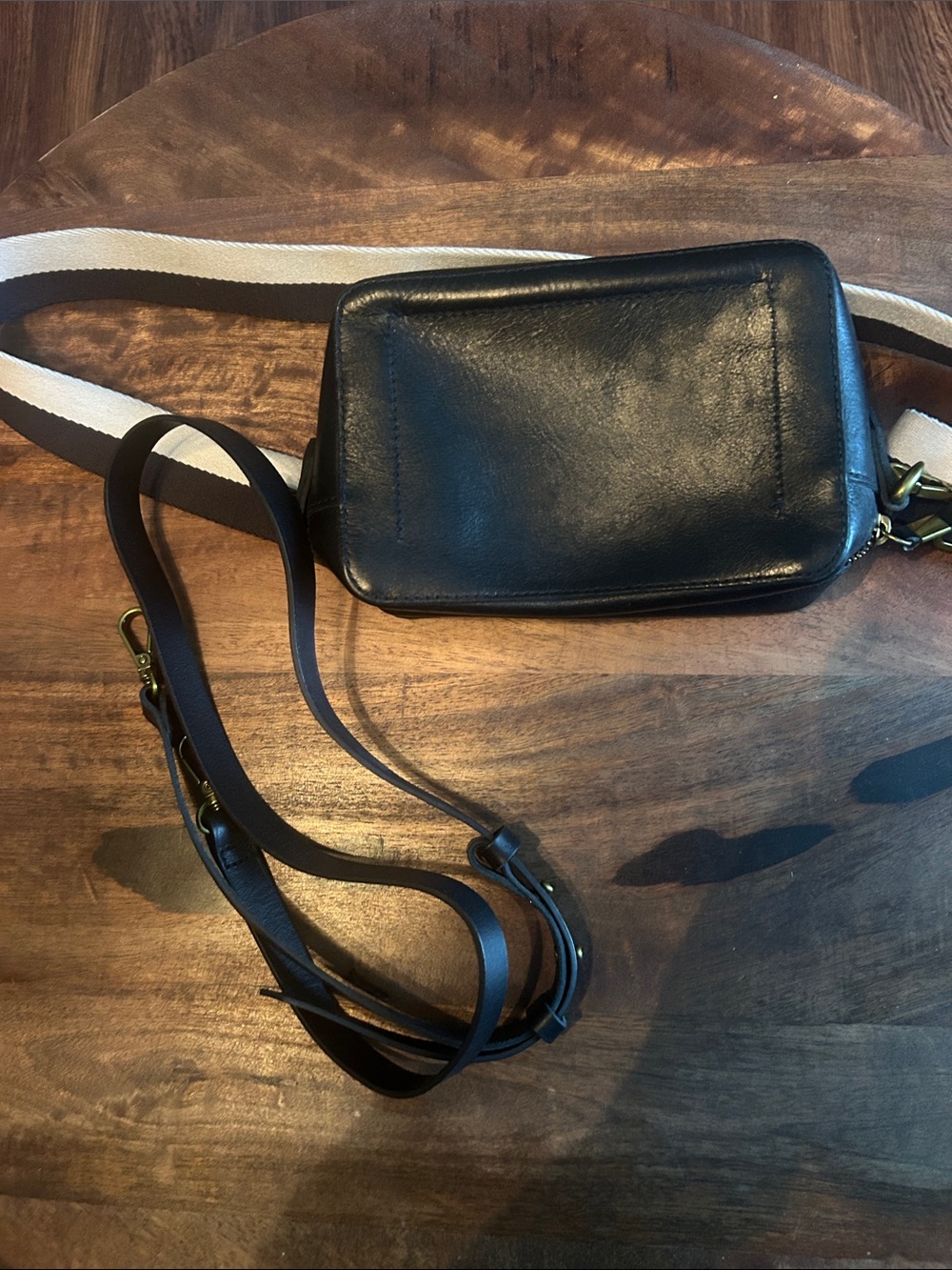 Madewell Navy Leather Crossbody - Picture 8 of 8